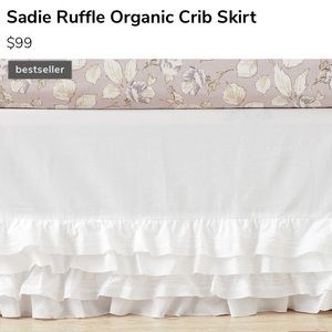 Pottery Barn Sadie Ruffle Crib Skirt